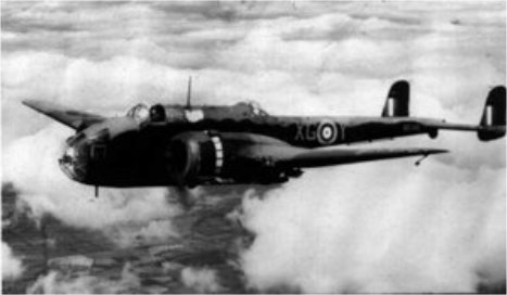 144 Sqn Hampden Bomber